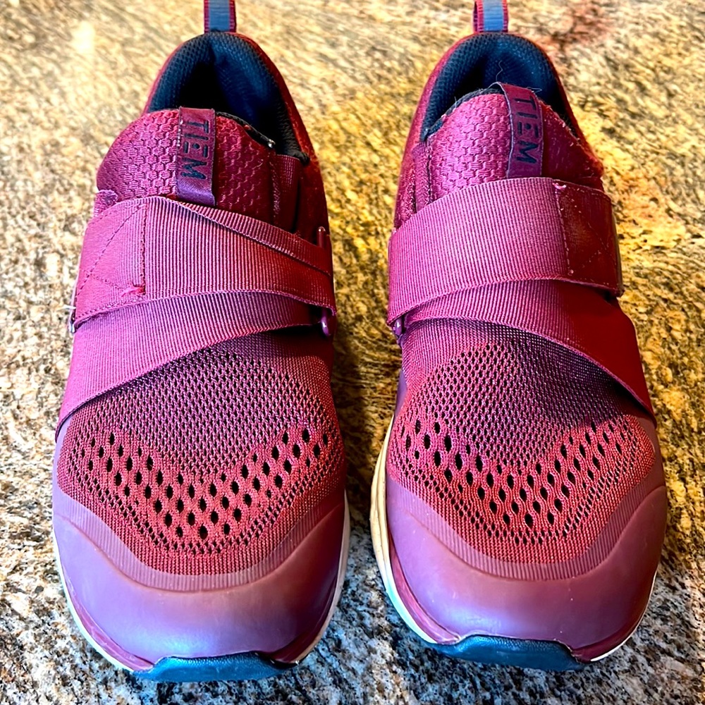 Merlot Tiem Slipstream cycle shoes including SPD cleats!